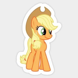 Smiling Applejack Sticker